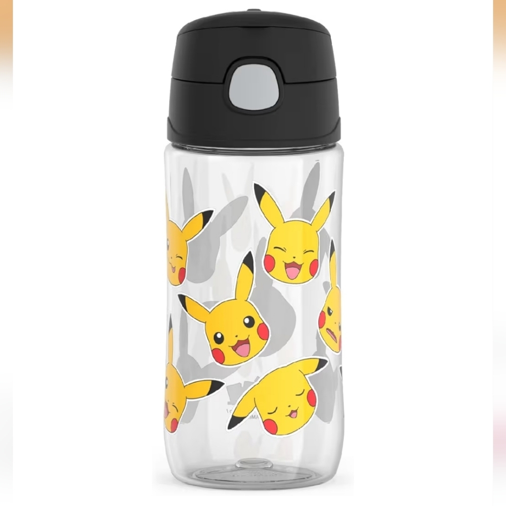 NEW Thermos Pokemon Pikachu 16 Oz Water Bottle